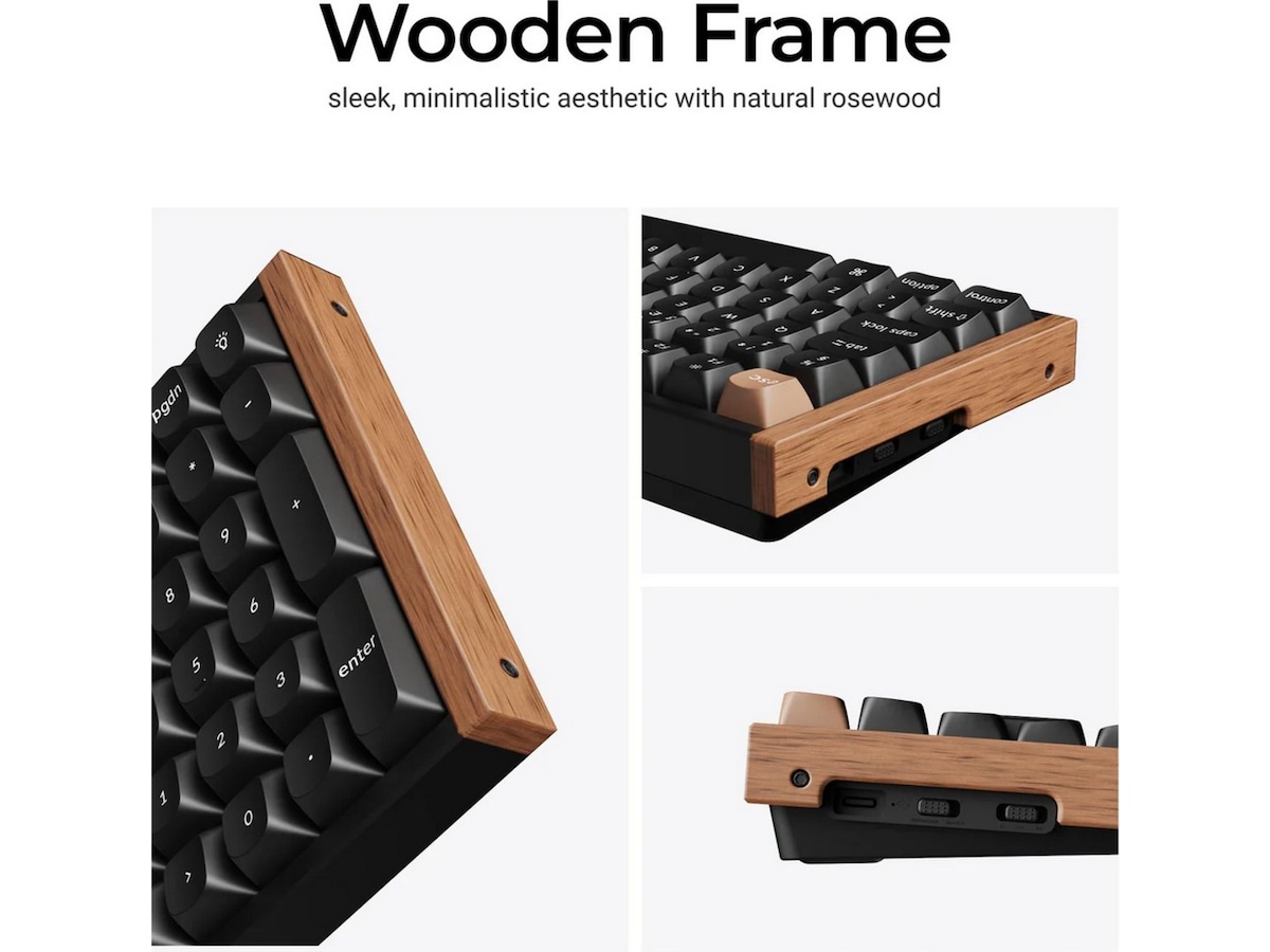 Keychron K4 HE SE Trådlöst Gamingtangentbord (vit) Gamingtangentbord
