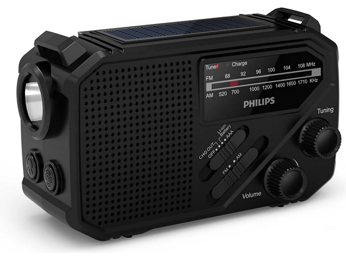 Philips TAR1609 Bärbar Radio med Ficklampa Radio & musikspelare