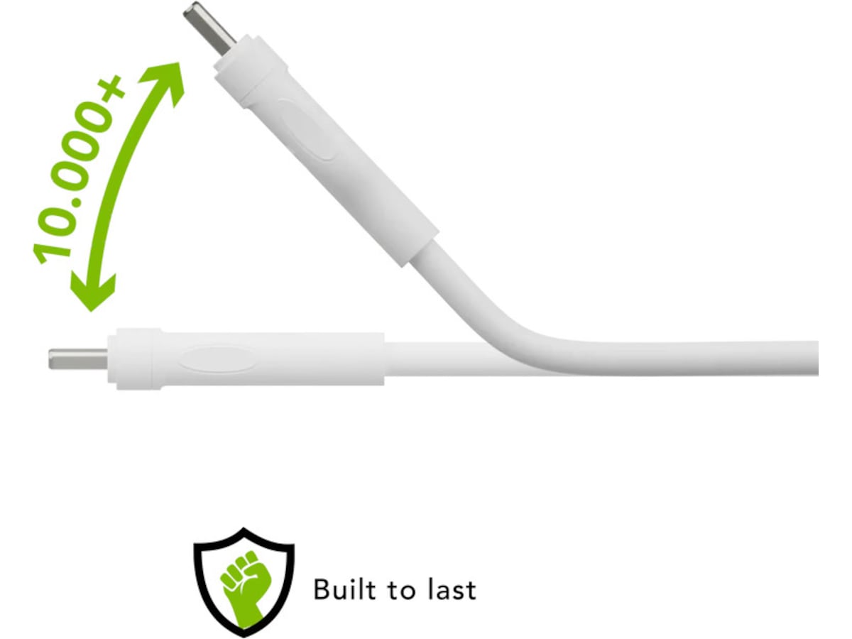 dbramante1928 re-charge Pro kabel 1,2m (vit) USB-kablar