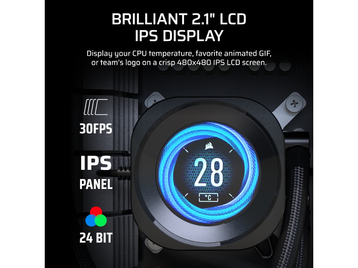 Corsair Nautilus 360 RS LCD Kylare (svart) -B-Grade Demo övrigt