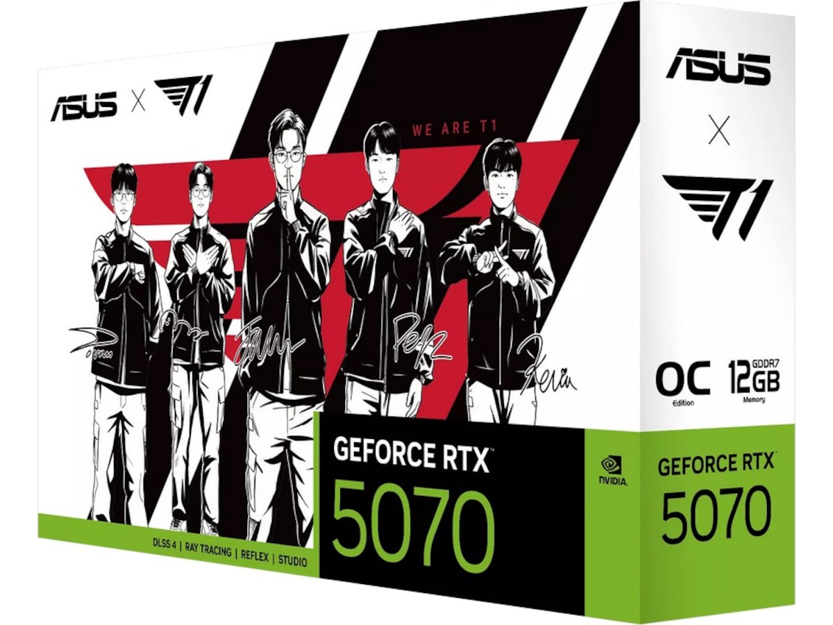 ASUS T1 GeForce RTX 5070 OC Grafikkort