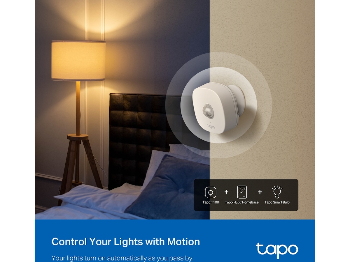 Tapo T100 V1.2 Smart rörelsesensor 3-pack Sensorer