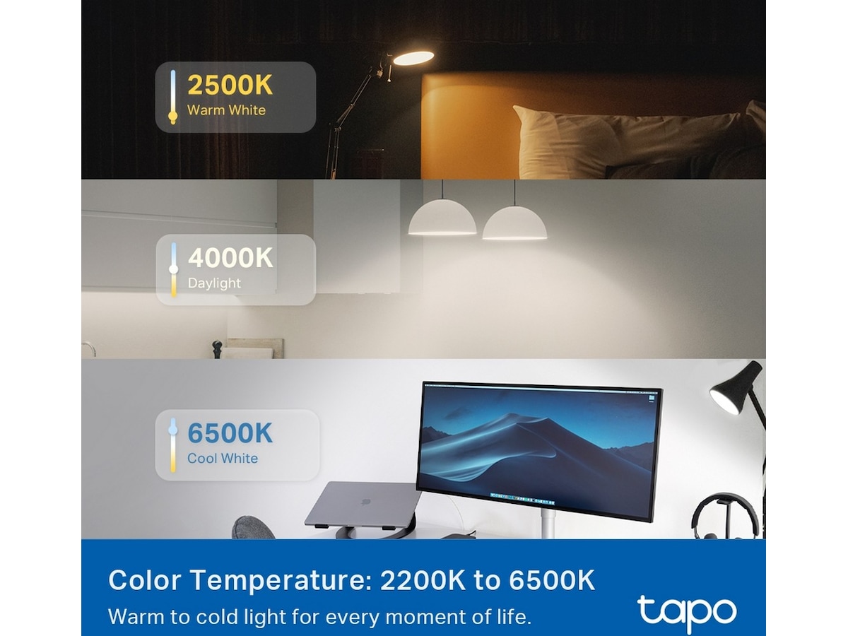 TP-Link Tapo L535E Smart ljuskälla 3-pack LED-lampor & glödlampor