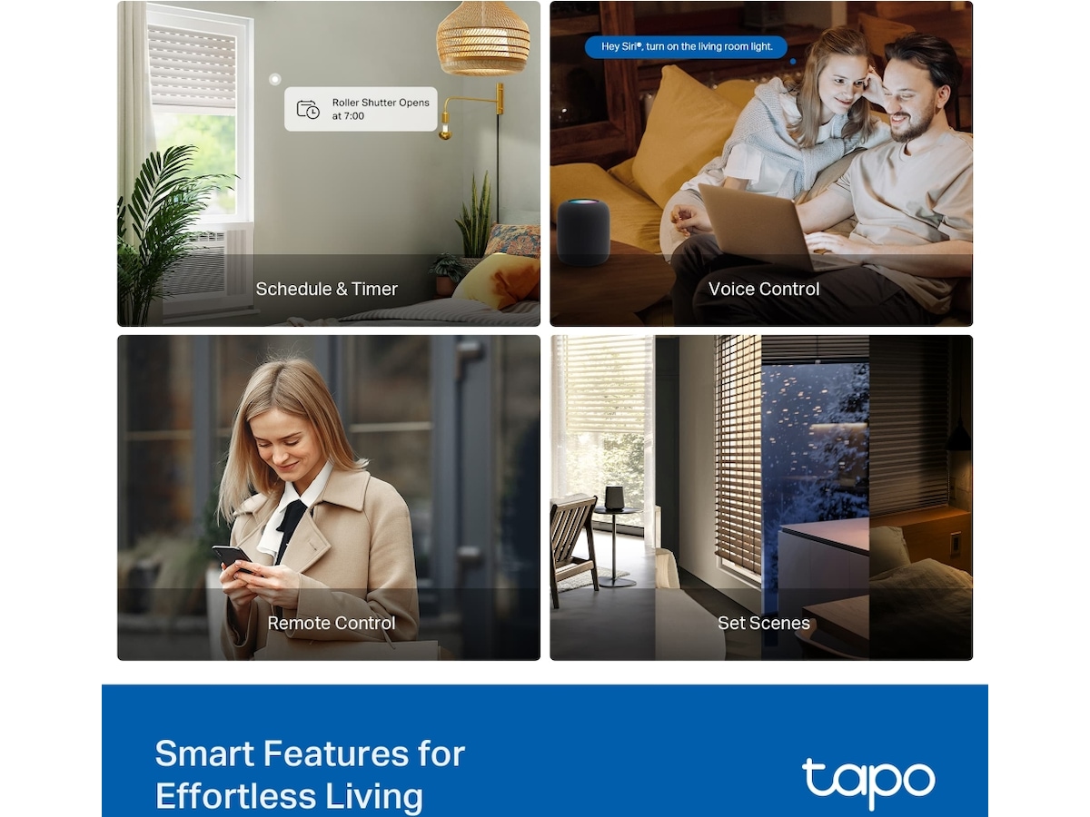 TP-Link Tapo S212 Smart Switch Modul 3-pack Smart energimätning