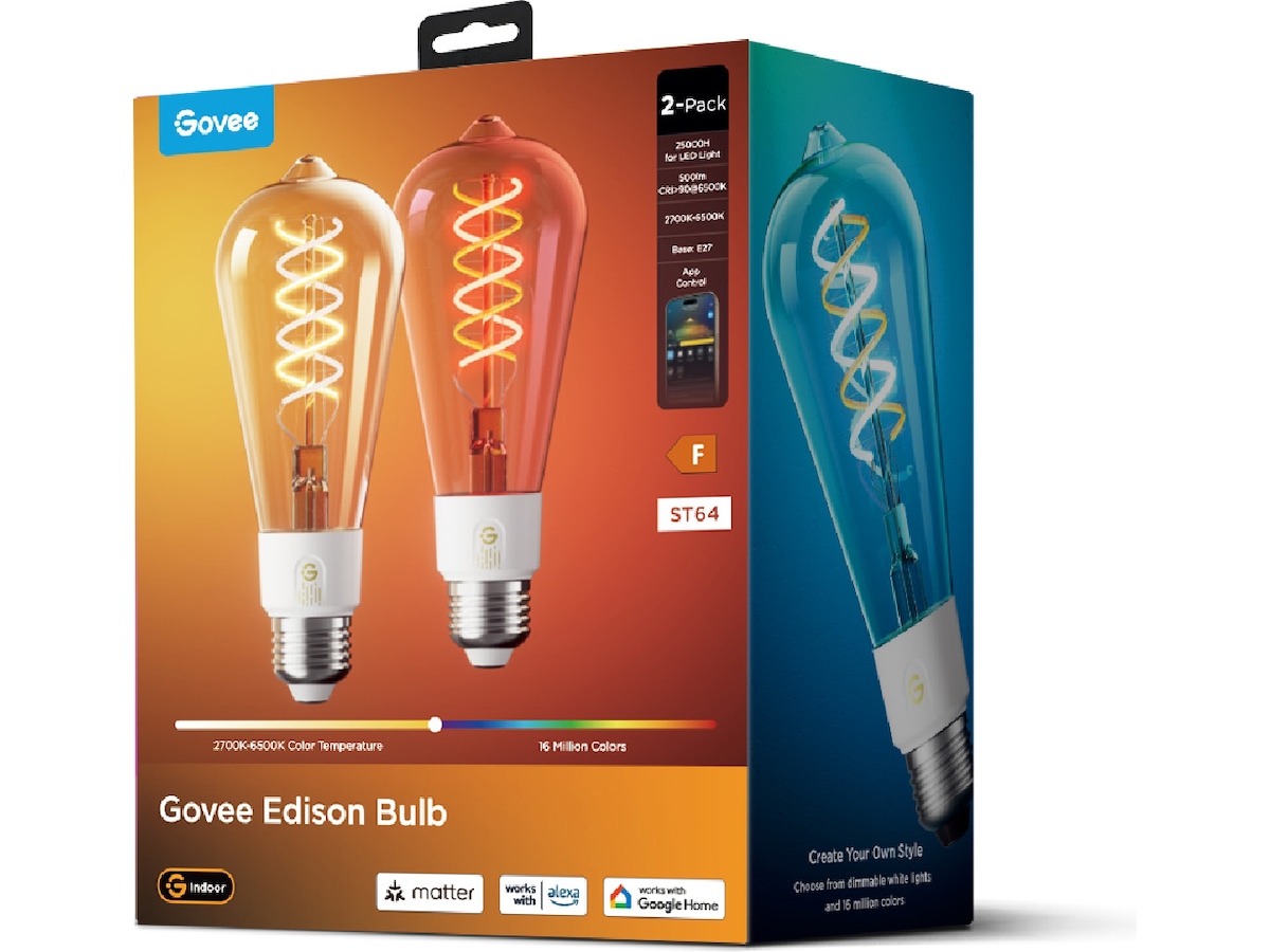 Govee Smart Edison Pære E27 LED-lampor & glödlampor