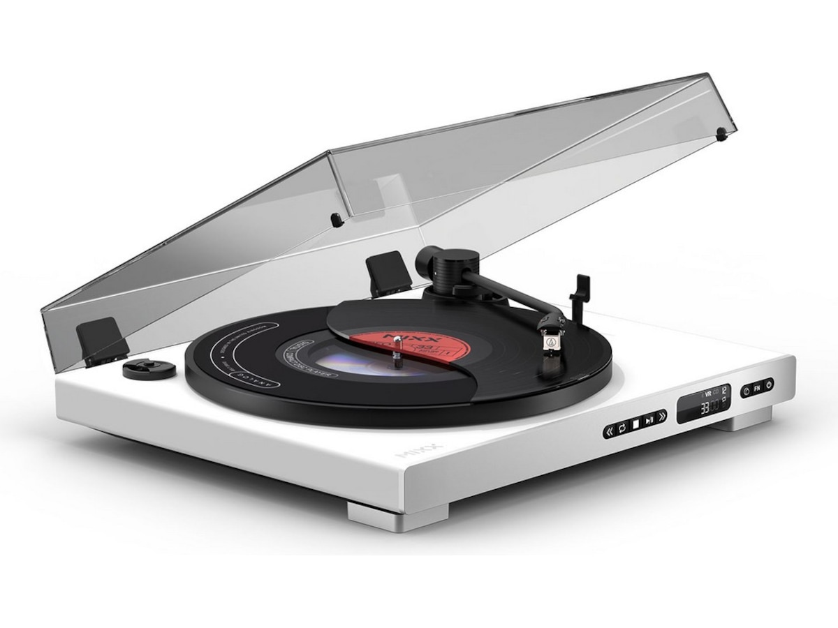 MIXX Analog Plus Vinyl och CD-spelare (vit) Skivspelare