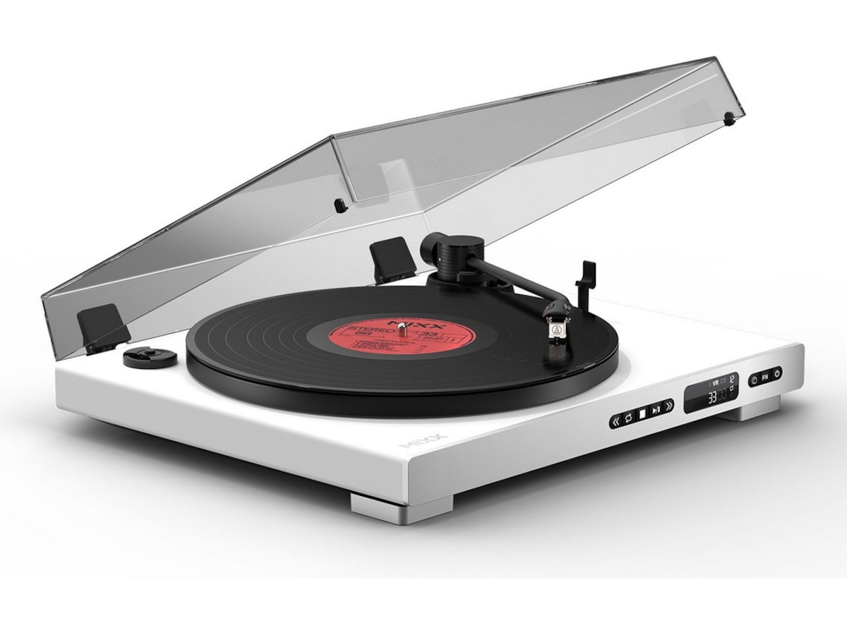 MIXX Analog Plus Vinyl och CD-spelare (vit) Skivspelare