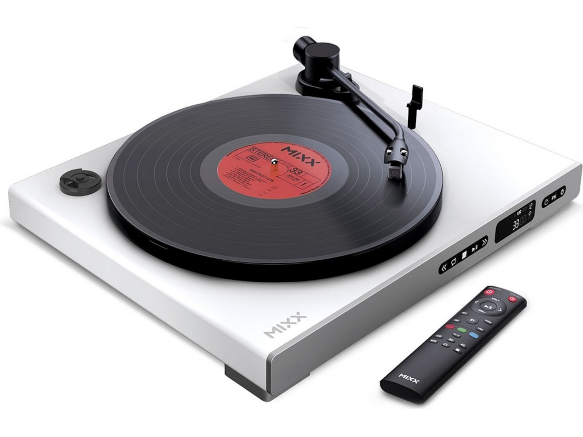 MIXX Analog Plus Vinyl och CD-spelare (vit) Skivspelare