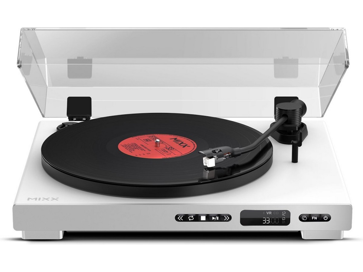 MIXX Analog Plus Vinyl och CD-spelare (vit) Skivspelare
