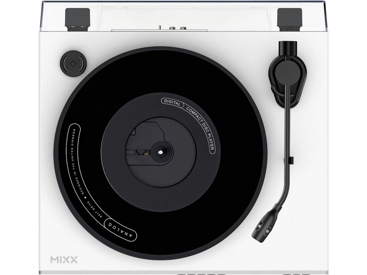 MIXX Analog Plus Vinyl och CD-spelare (vit) Skivspelare