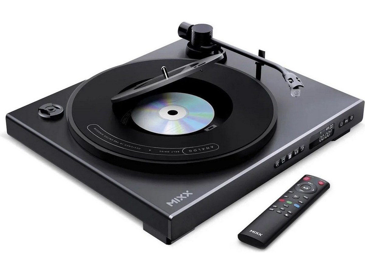 MIXX Analog Plus Vinyl och CD-spelare (svart) Skivspelare