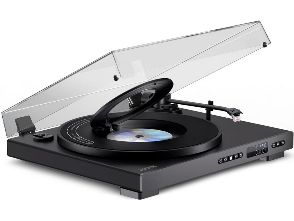 MIXX Analog Plus Vinyl och CD-spelare (svart) Skivspelare