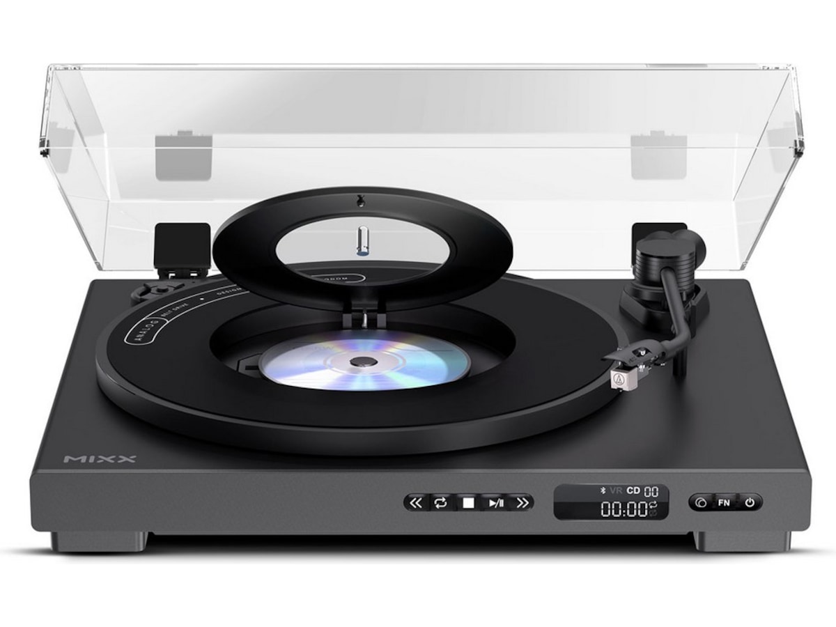 MIXX Analog Plus Vinyl och CD-spelare (svart) Skivspelare