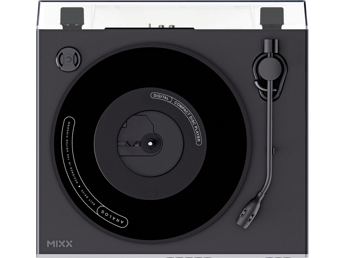MIXX Analog Plus Vinyl och CD-spelare (svart) Skivspelare