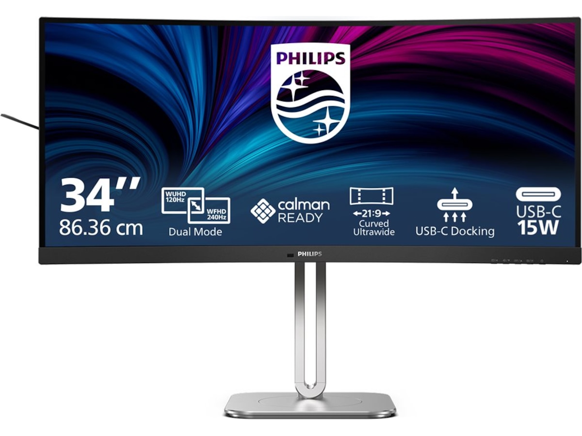 Philips 34" curved skärm 34B2U5900C/00 Bildskärmar