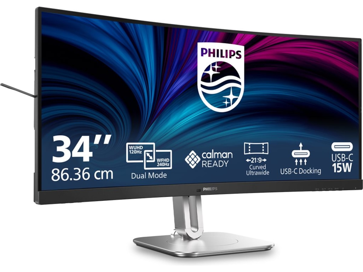 Philips 34" curved skärm 34B2U5900C/00 Bildskärmar