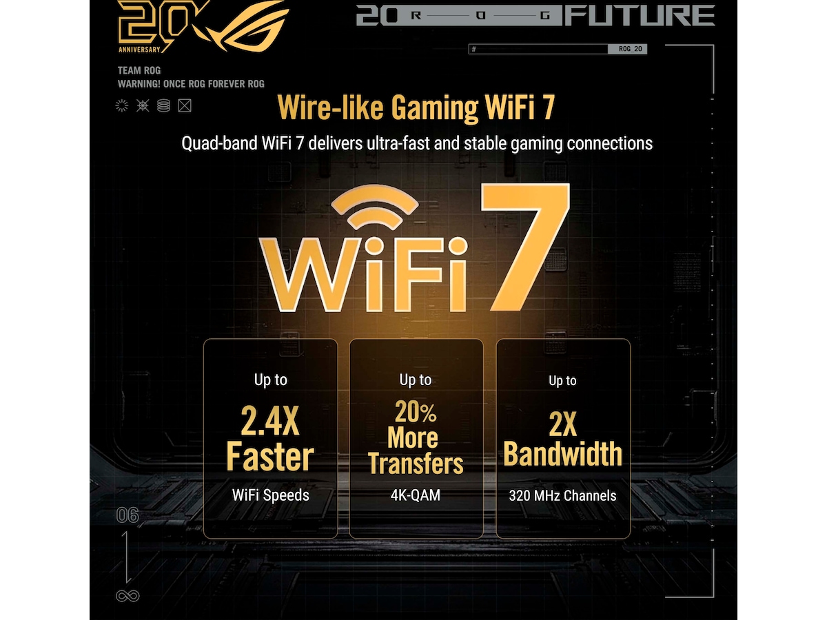 ASUS ROG Rapture GT-BE98 Edition 20 Router