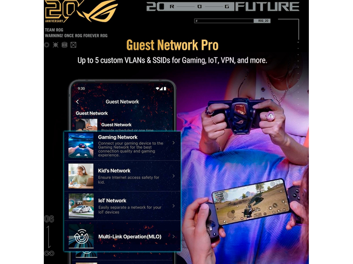 ASUS ROG Rapture GT-BE98 Edition 20 Router
