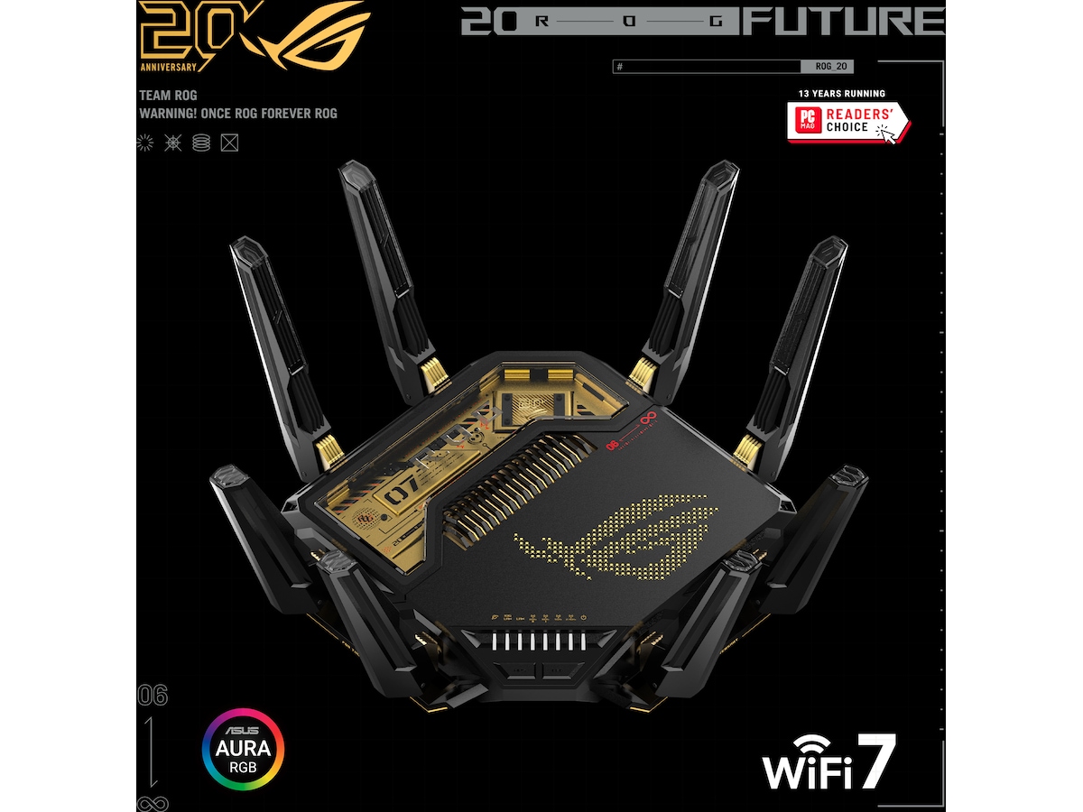 ASUS ROG Rapture GT-BE98 Edition 20 Router