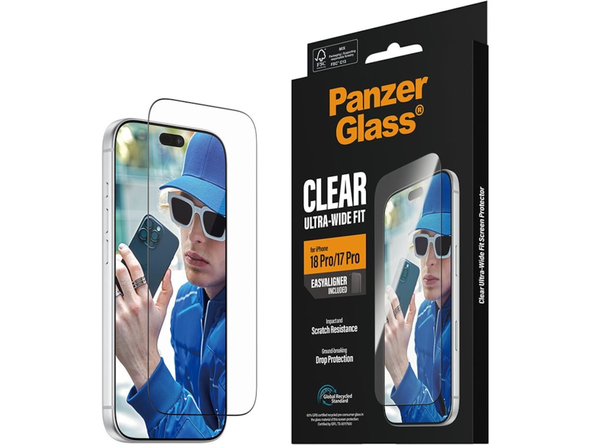 PanzerGlass iPhone 17 Pro / 18 Pro Skärmskydd Skärmskydd mobiltelefon