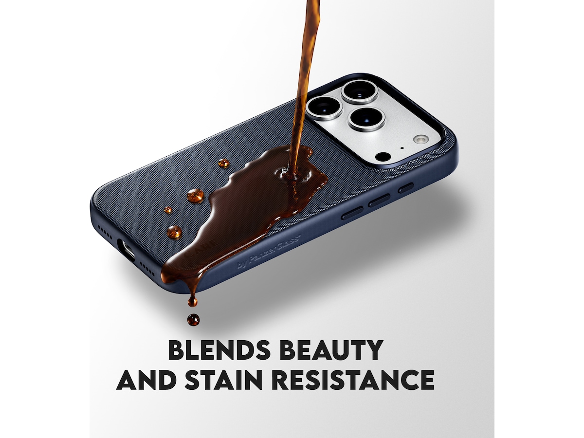 PanzerGlass CARE iPhone 17 Pro Max / 18 Pro Max Fusion Fabric fodral (svart) Mobilskal