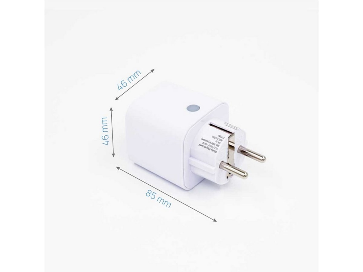 Shelly Plug M Gen3 (vit) Smart energimätning