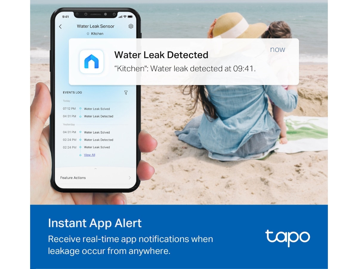 TP-Link Tapo T300 Smart Vattenläckagesensor Sensorer