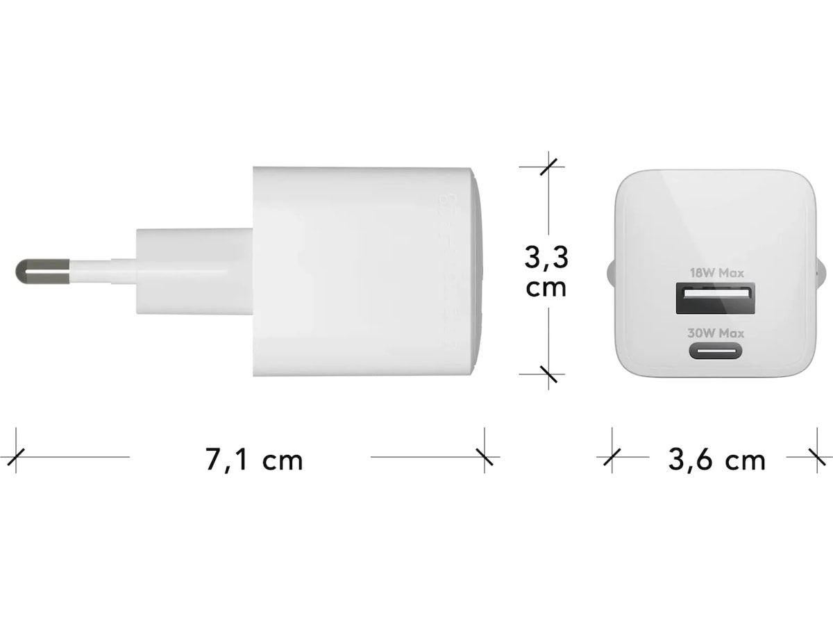 dbramante1928 re-charge Pro Väggladare Bulk (vit) Mobilladdare