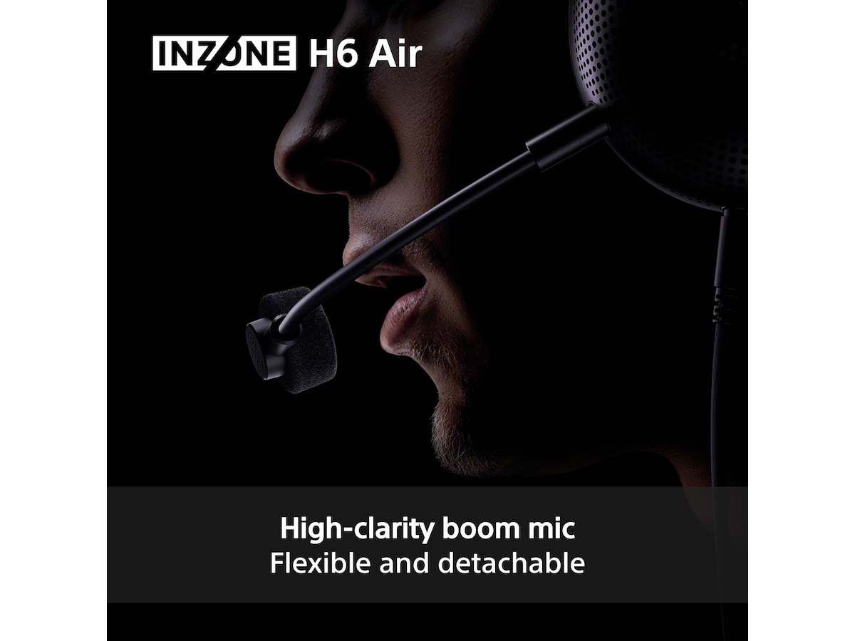 Sony INZONE H6 Air gaming-headset med öppen baksida (svart) -B-Grade Demo headset