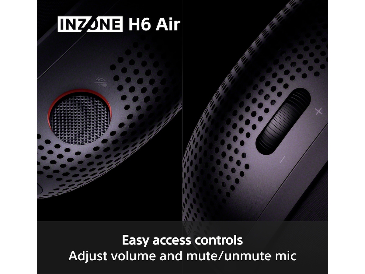 Sony INZONE H6 Air gaming-headset med öppen baksida (svart) -B-Grade Demo headset