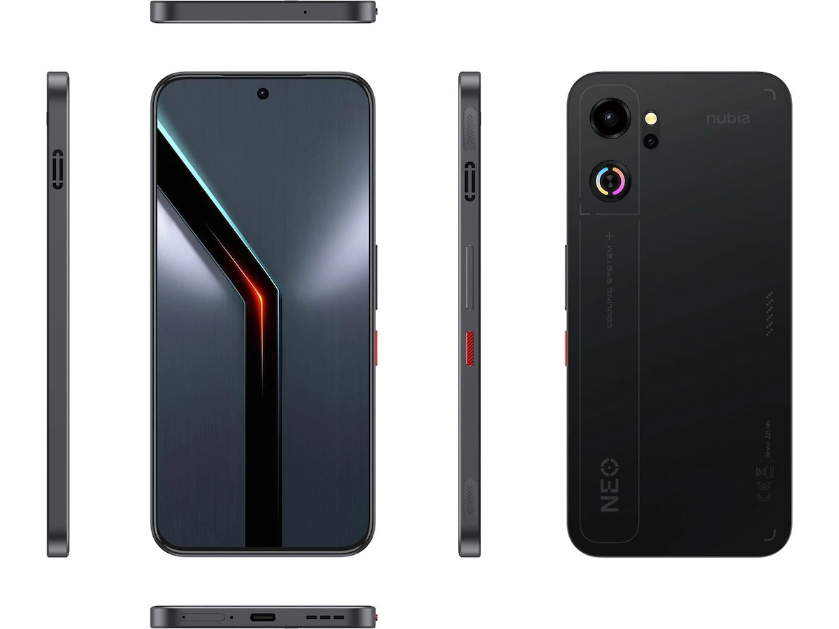 ZTE Nubia Neo 5 GT 256GB (svart) Mobiltelefoner