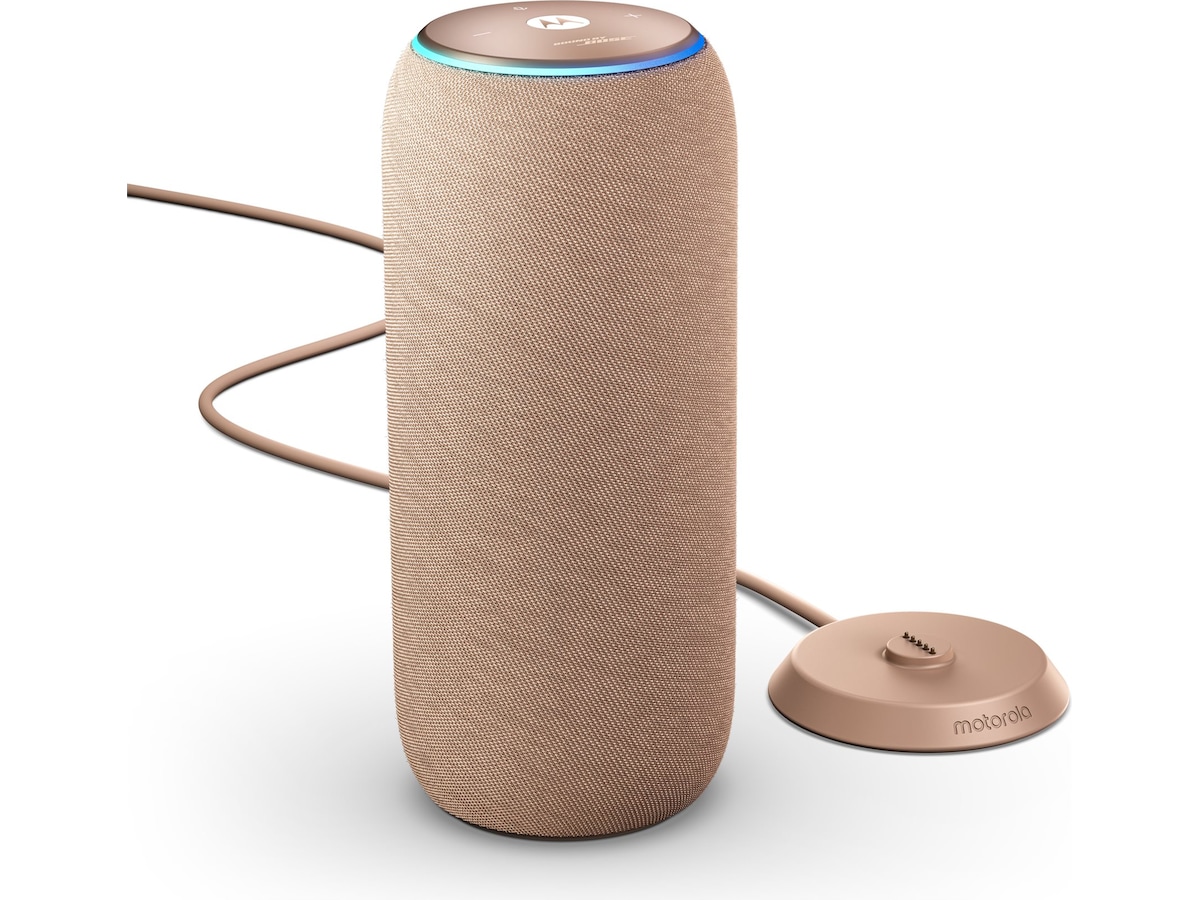 Motorola Moto sound flow bärbar högtalare (warm taupe) Trådlös / Bluetooth högtalare