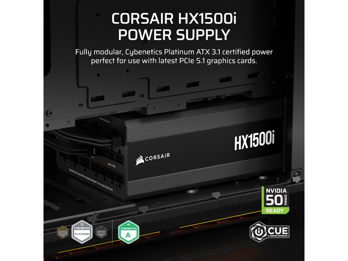 Corsair HXi Series HX1500i PSU (svart) -B-Grade Demo övrigt