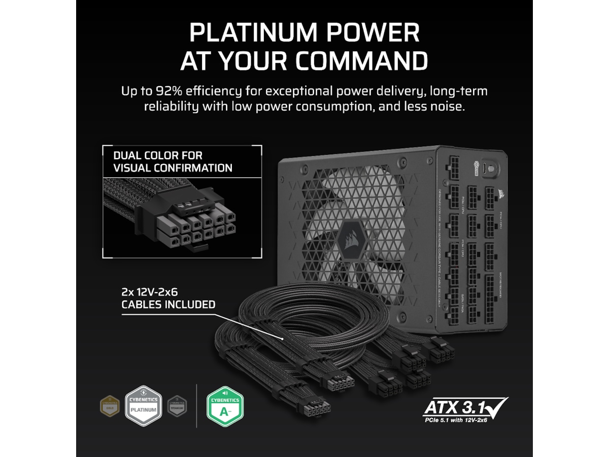 Corsair HXi Series HX1500i PSU (svart) -B-Grade Demo övrigt