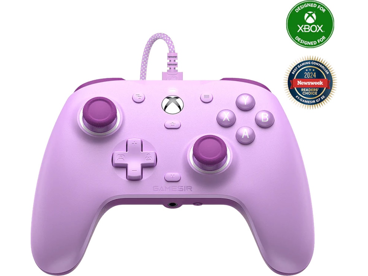 GameSir G7 SE Kabelkontroll (lila/rosa) Tillbehör till spelkonsoler