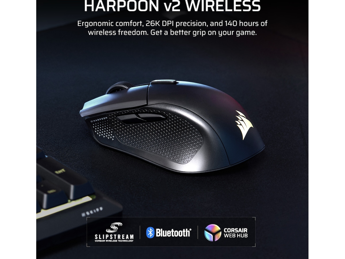 CORSAIR HARPOON v2 WIRELESS (26K DPI) Gamingmus