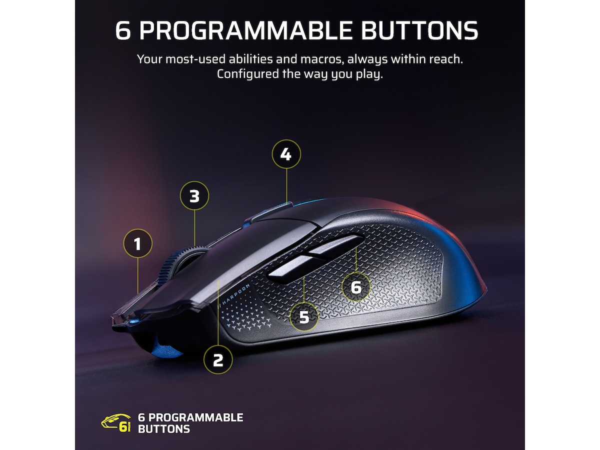 CORSAIR HARPOON v2 WIRELESS (26K DPI) Gamingmus