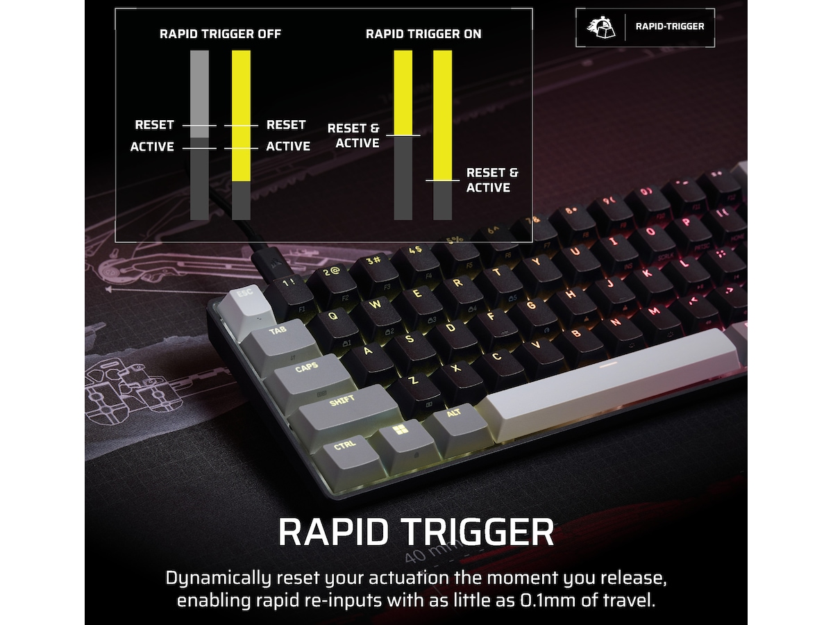 CORSAIR CLIPPER PRO MINI 60 Gamingtangentbord