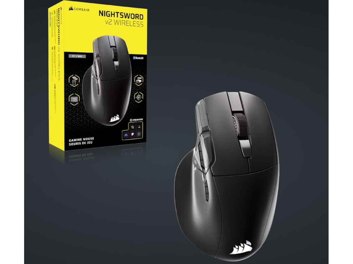 CORSAIR NIGHTSWORD v2 WIRELESS Spelmus Gamingmus