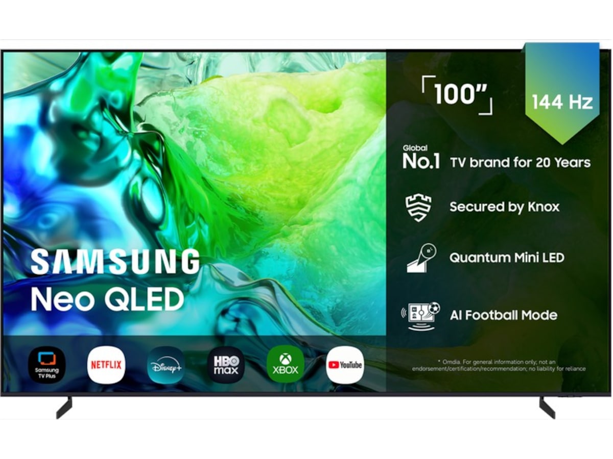 Samsung 100" Neo QLED 4K Smart TV QN80H (2026) Över 80 tums TV