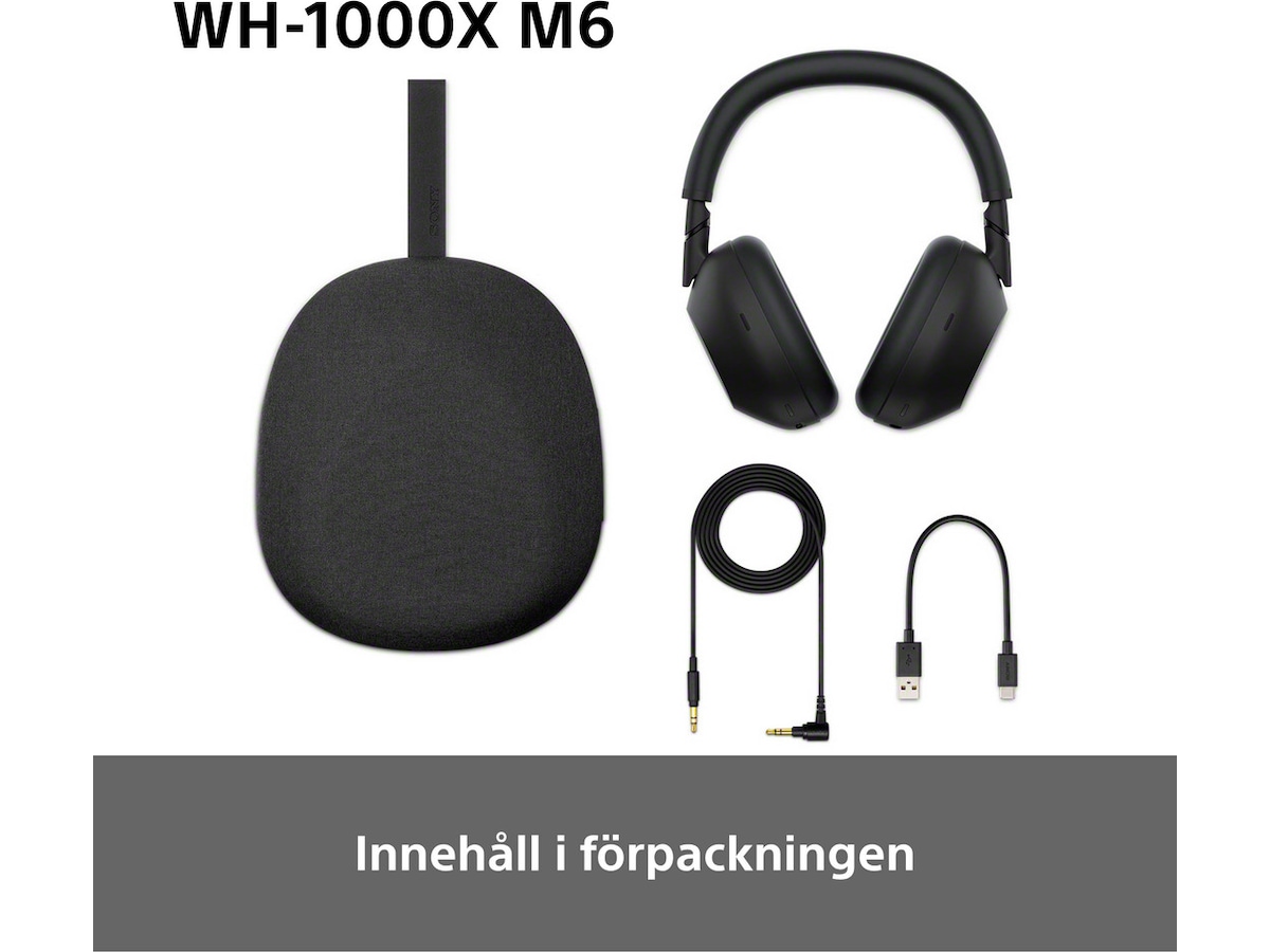 Sony WH-1000XM6 Trådlösa Over-Ear Hörlurar (Olive Gray) Hörlurar
