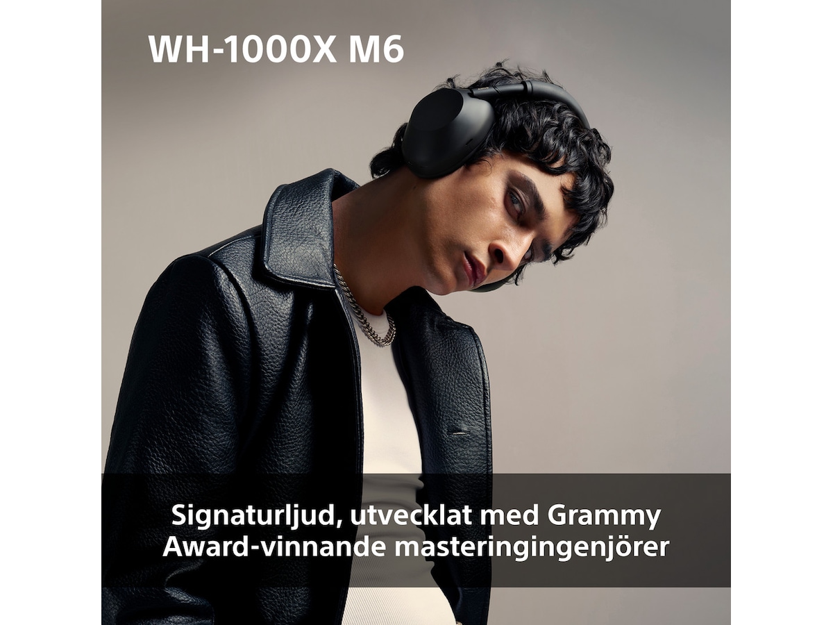 Sony WH-1000XM6 Trådlösa Over-Ear Hörlurar (Olive Gray) Hörlurar