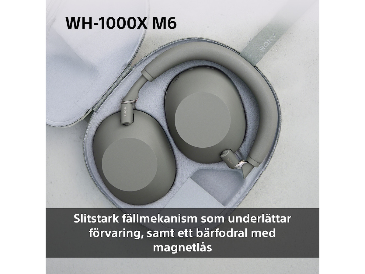 Sony WH-1000XM6 Trådlösa Over-Ear Hörlurar (Olive Gray) Hörlurar