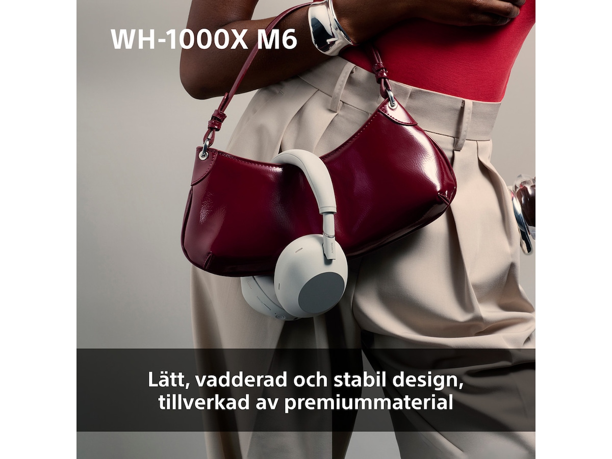 Sony WH-1000XM6 Trådlösa Over-Ear Hörlurar (Olive Gray) Hörlurar