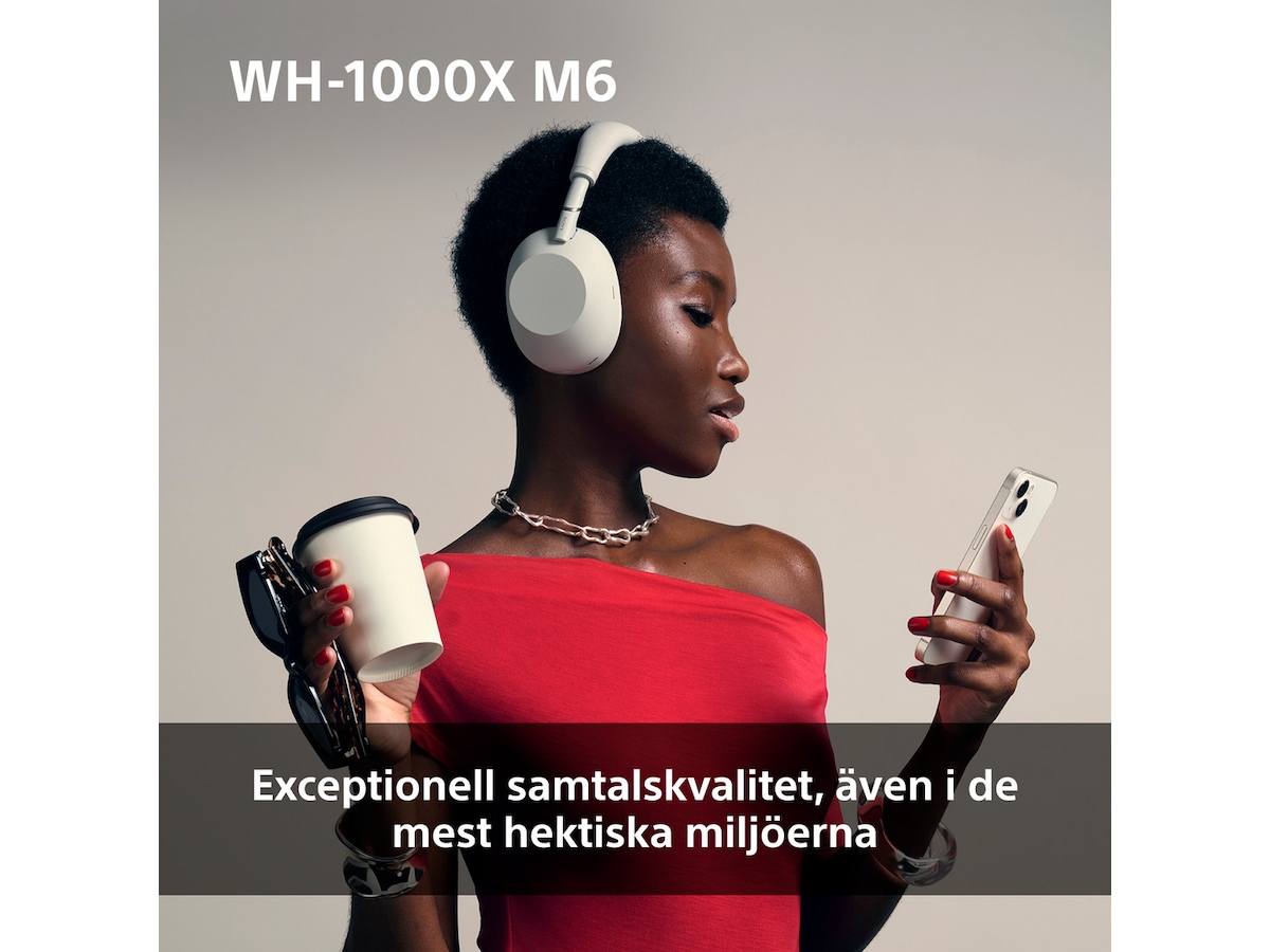 Sony WH-1000XM6 Trådlösa Over-Ear Hörlurar (Olive Gray) Hörlurar