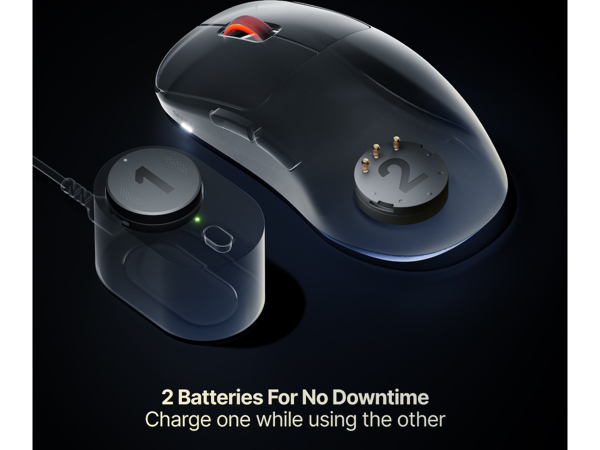 SteelSeries Sensei Pro Wireless Mini (svart) Gamingmus