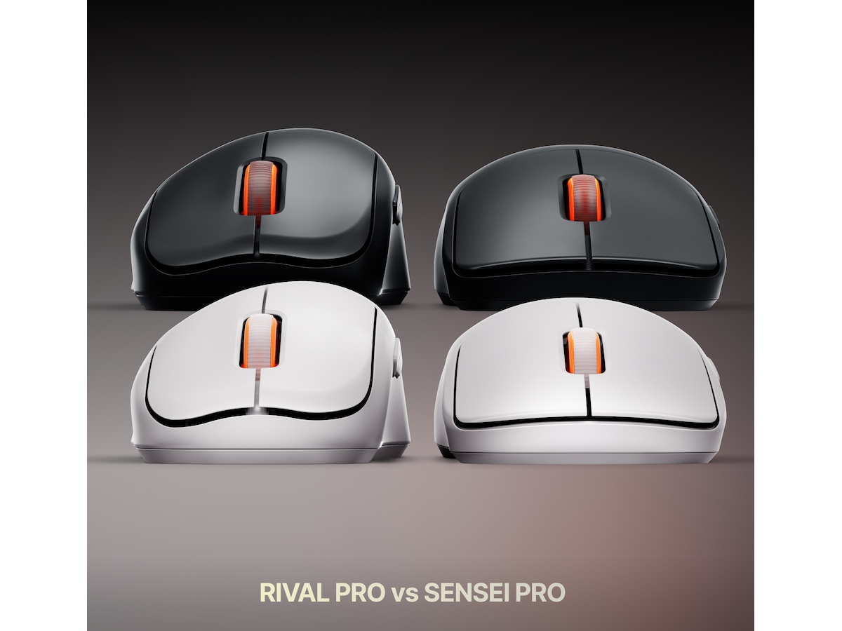 SteelSeries Sensei Pro Wireless Mini (svart) Gamingmus