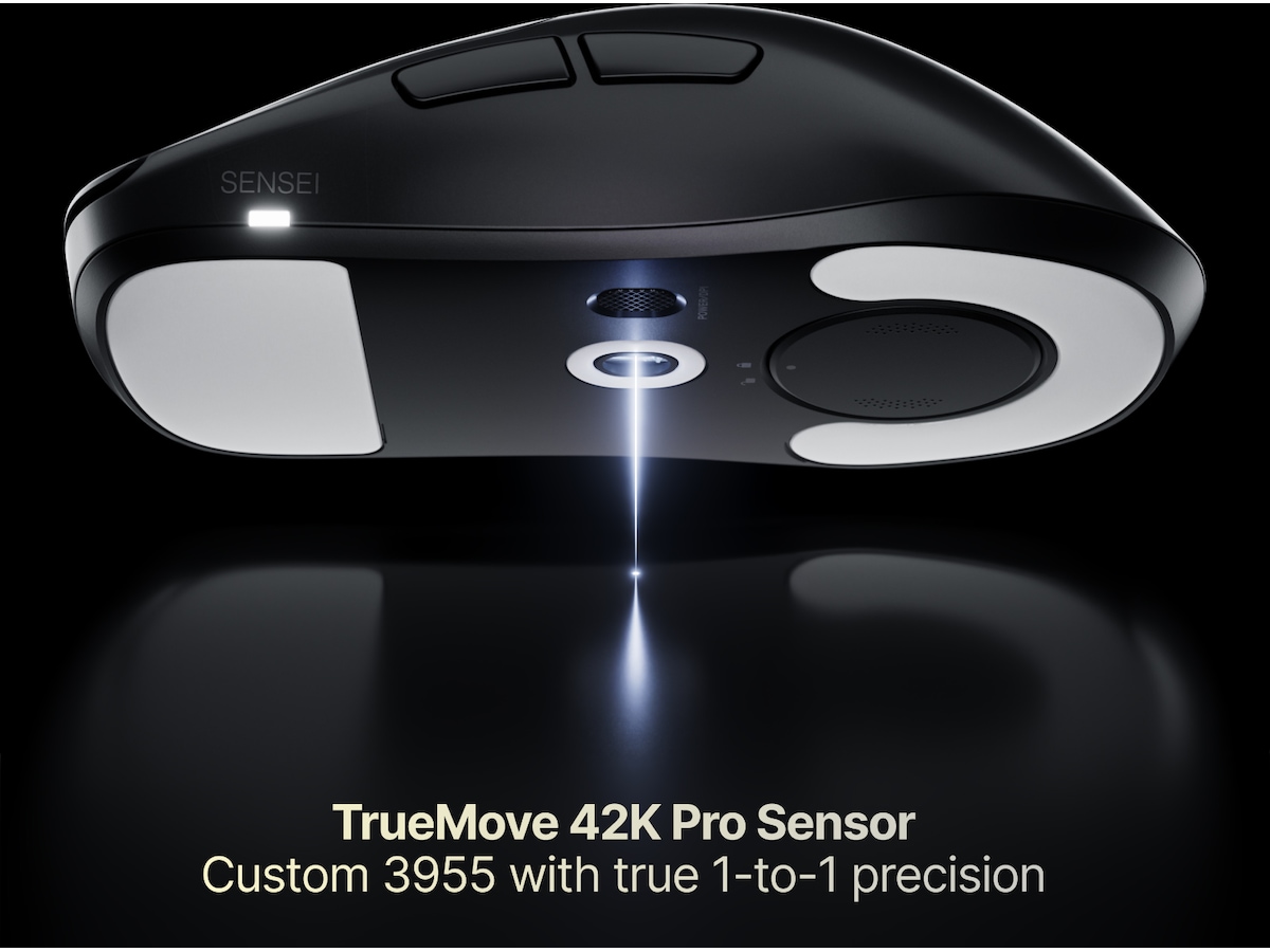 SteelSeries Sensei Pro Wireless Mini (svart) Gamingmus