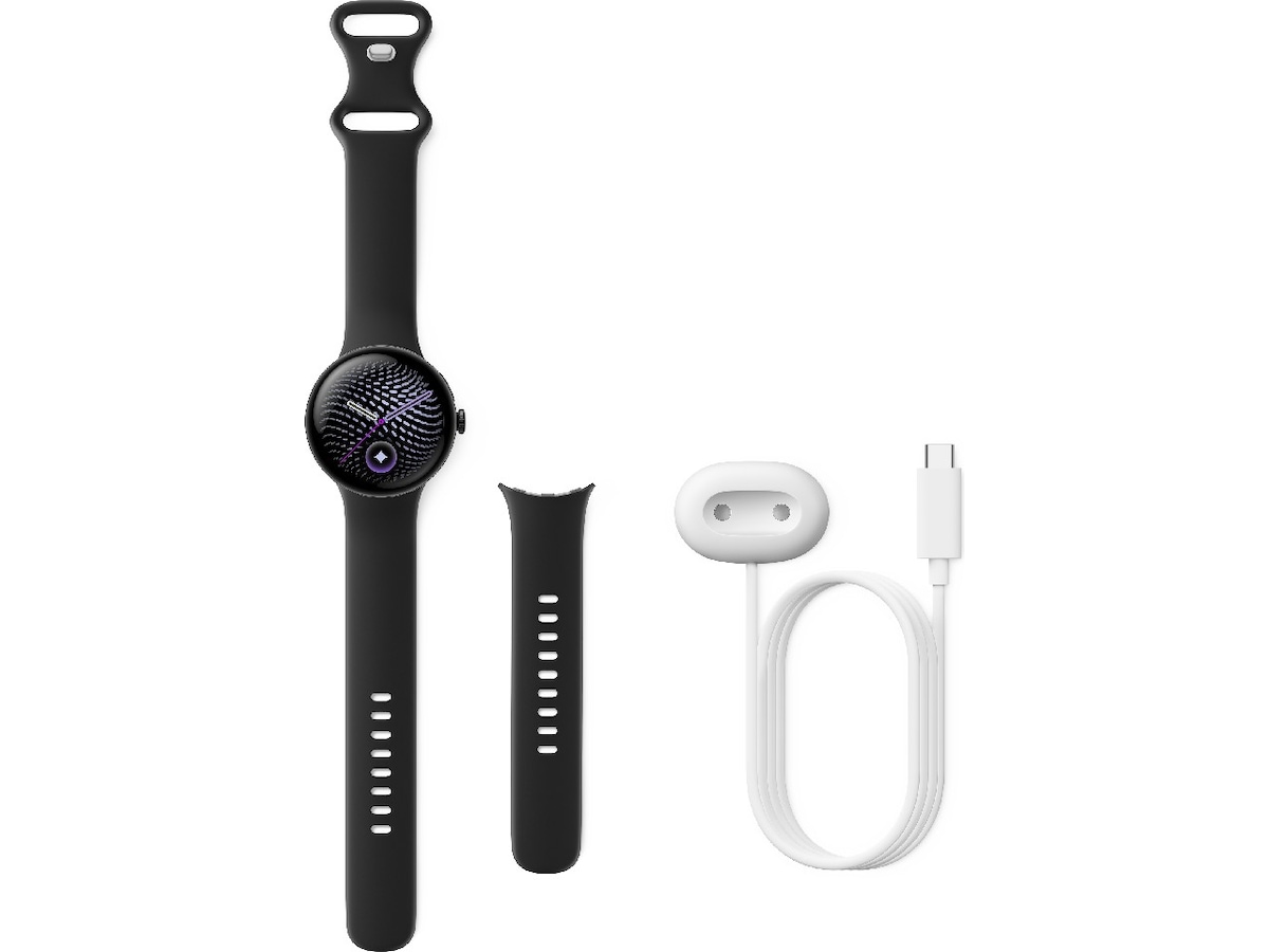 Google Pixel Watch 5 45mm WiFi (matt svart/obsidian) Smartwatches