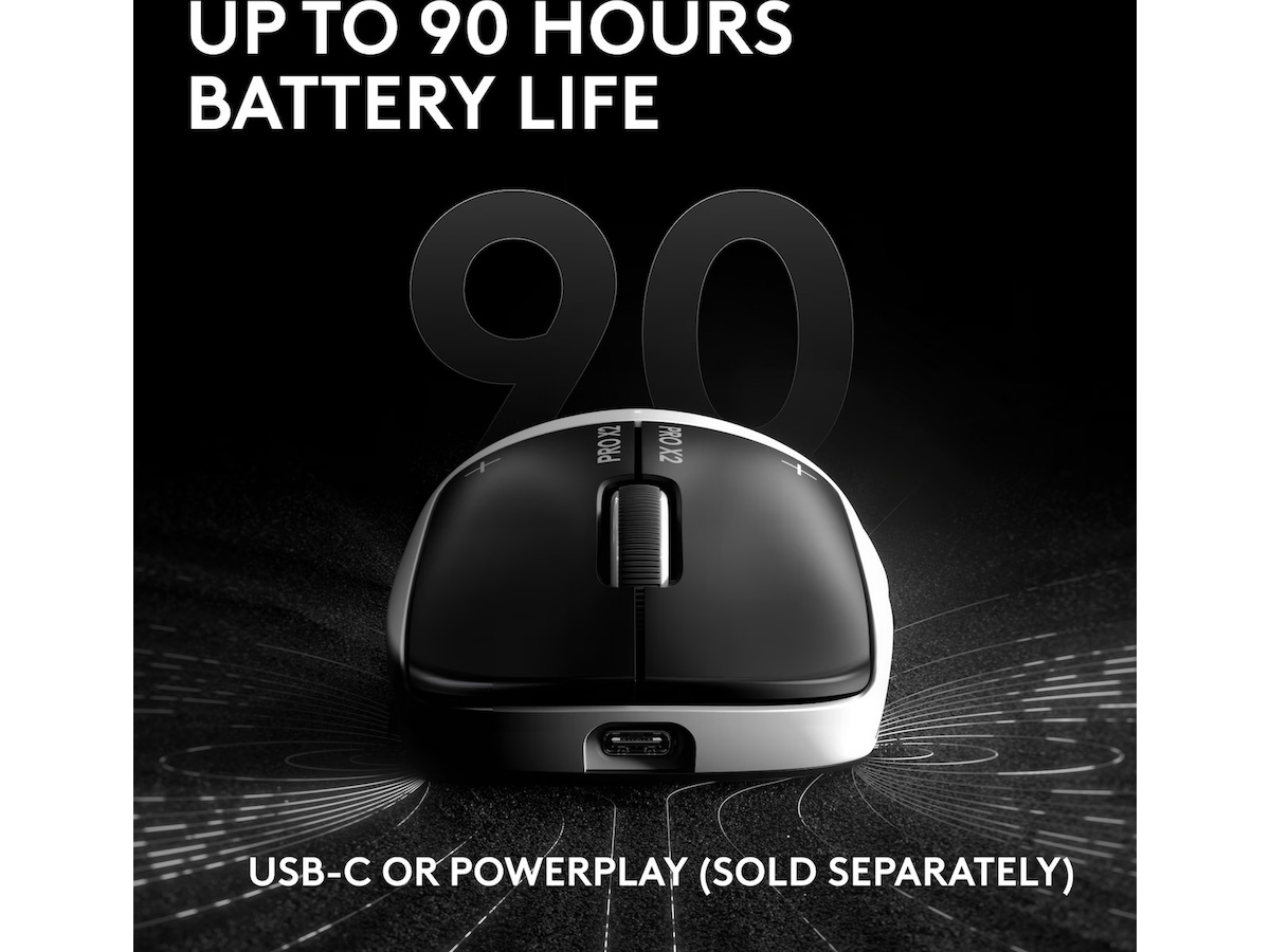 Logitech PRO X 2 SUPERSTRIKE trådlös gamingmus Gamingmus